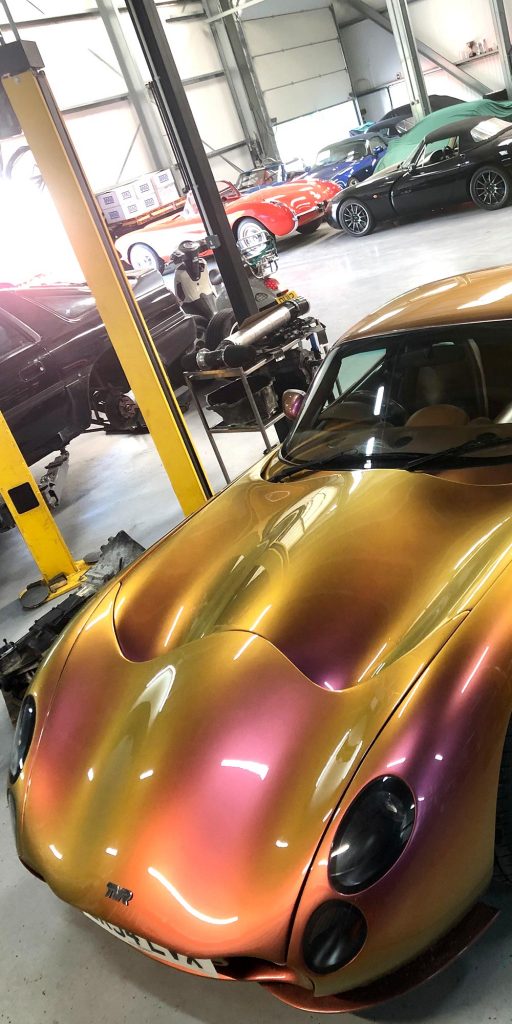 Topcats Racing - Tall New 9 tvr tuscon on ramp at topcats racing workshop